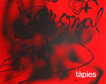 Antoni Tapies - "Memoria Personal" - Plate signed Lithograph Poster, 1988