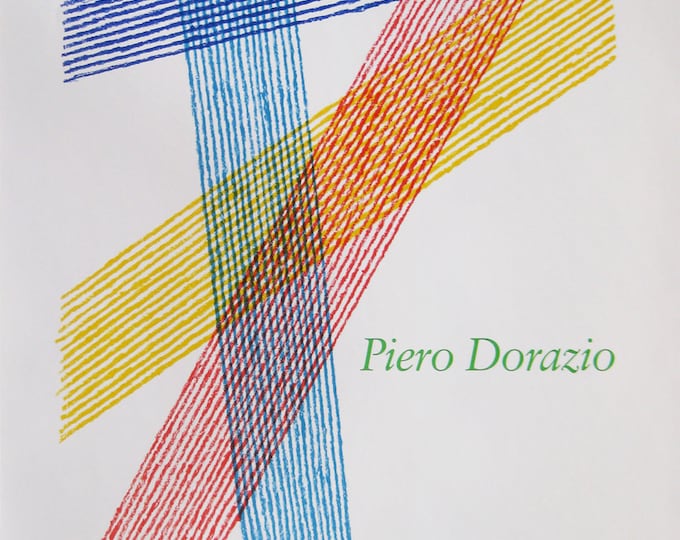 Piero Dorazio  - "Galerie Valentin" - Original Lithograph Poster, 1998