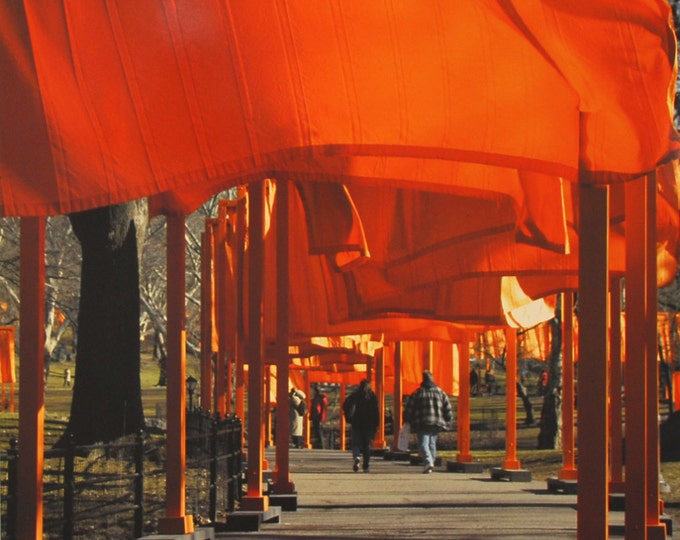 Christo - "The Gates - New York Central Park" - Photo Offset - 2005