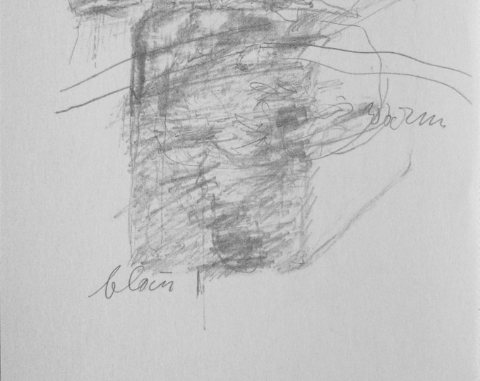 Joseph Beuys - "Drawings After The Codices Madrid by Leonardo da Vinci" - 2 Original Grano Lithographs - 1975, (Ref. Schellman 165-176)
