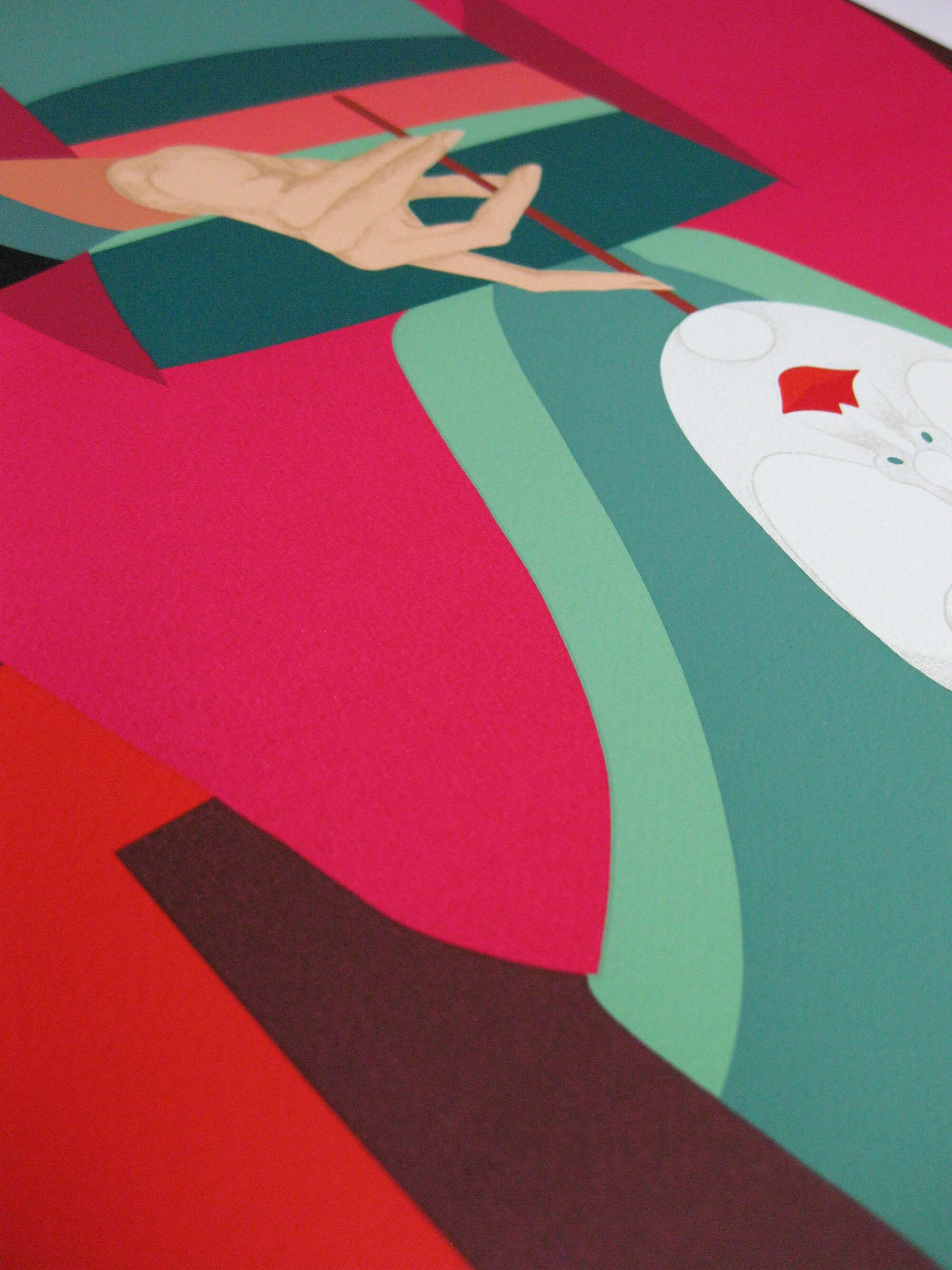 Amleto Dalla Costa - The Woman from Kobe - Handsigned Screen Print