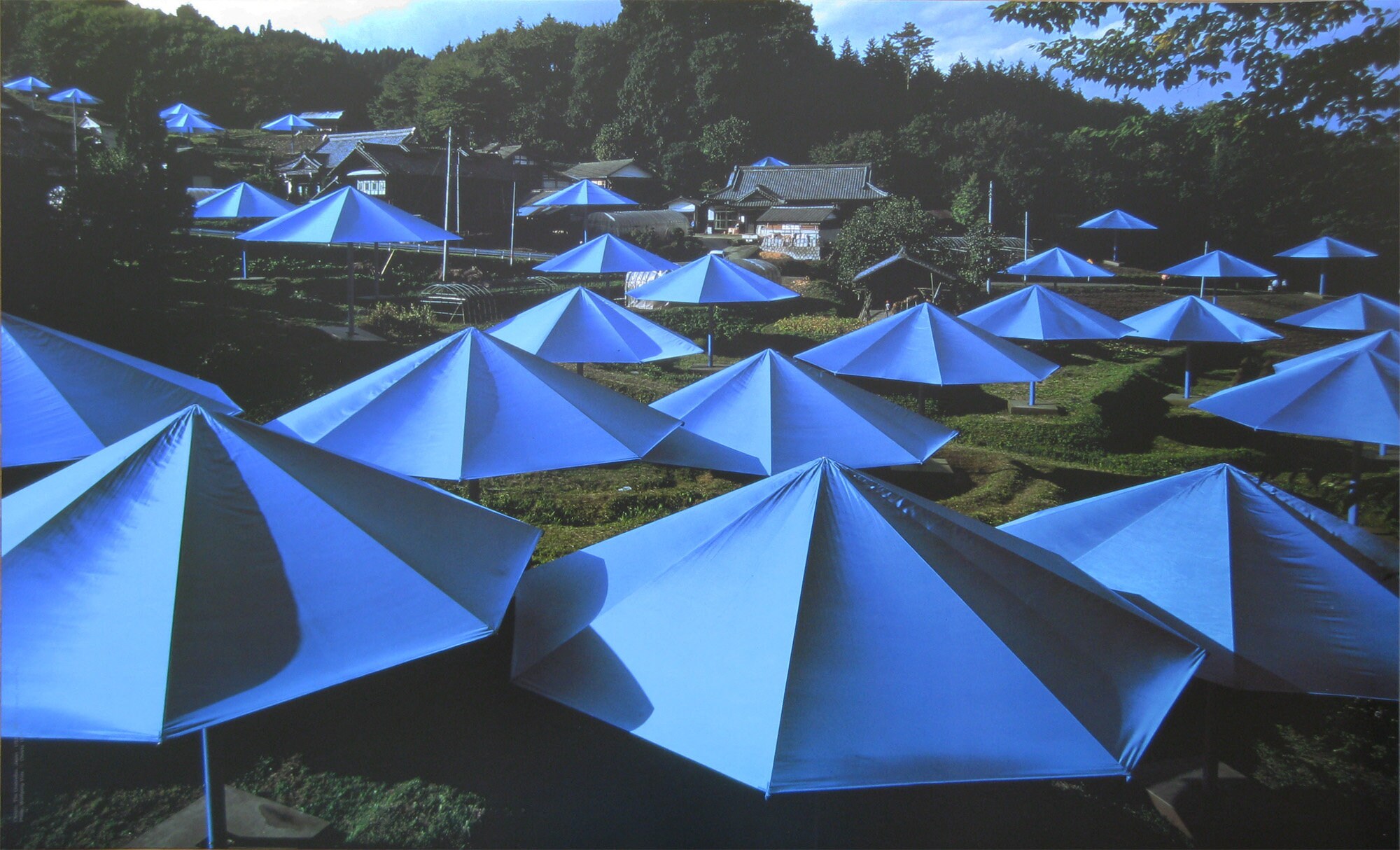 Christo The Umbrellas, JapanUSA 198491 Large Photo Offset, 1991