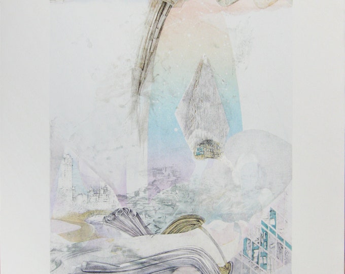 Anton Krajnc - "Firmament Above" - Hand Signed Colour Lithograph S/N - (282/300)