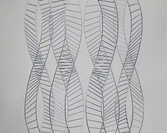 Wybrand Ganzevoort - "Composition" - Handsigned Screenprint, 1965