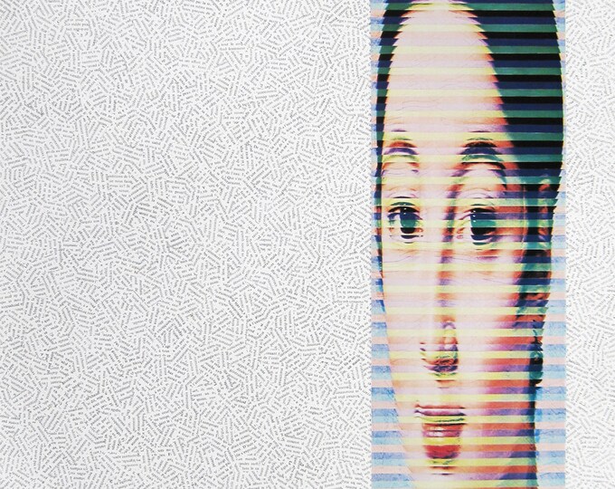 Jiri Kolar - "Hommage a Mademoiselle Riviere" Offset Lithograph Avant la Lettre, 1981