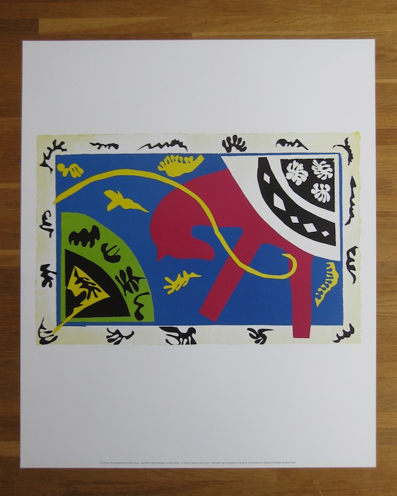 アンリ・マティス、「馬、曲馬師、道化師」、希少な画集より アンリ・マティス、「馬、曲馬師、道化師」、希少な画集より