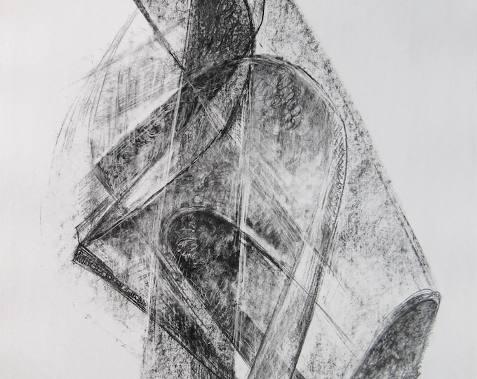 Rudolf Belling  - "Design for Sculpture" - Hand signed Lithograph, 1968