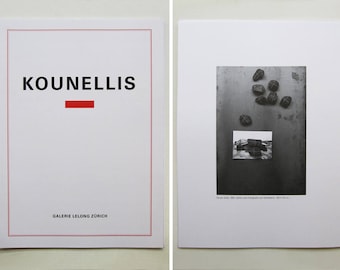 Jannis Kounellis - "Hommage à Auguste Bornet" - Exhibition Catalogue, Galerie Lelong, Zürich - 1991