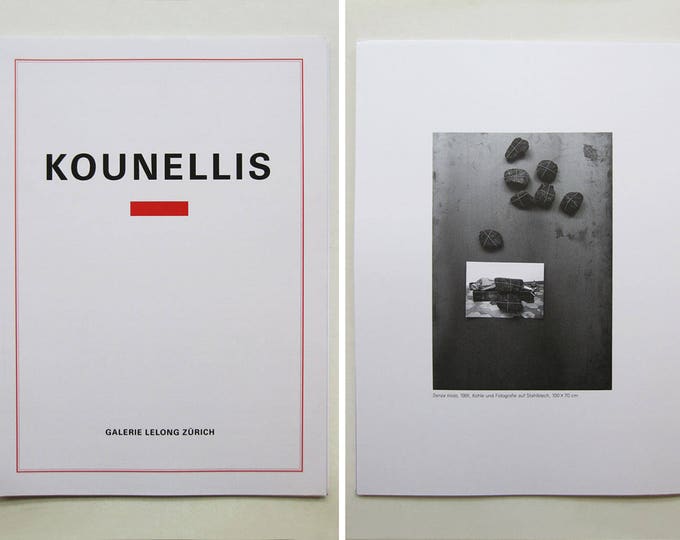 Jannis Kounellis - "Hommage à Auguste Bornet" - Exhibition Catalogue, Galerie Lelong, Zürich - 1991