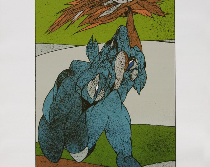 Wolff Buchholz - "Compostion" - Handsigned Screenprint, 1972 (S/N - XXI/XXX)