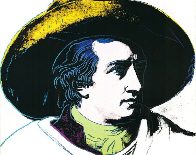 Andy Warhol  - "Goethe" - LARGE Colour Offset Lithograph, 1992