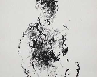 Wolff Buchholz - "Woman" - Handsigned Lithograph, 1963 (S/N - Pr.)