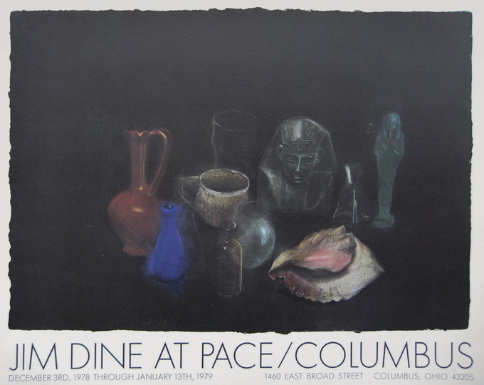 Jim Dine  - "Still life" - Original Offset Lithograph Exhibition Poster, 1978