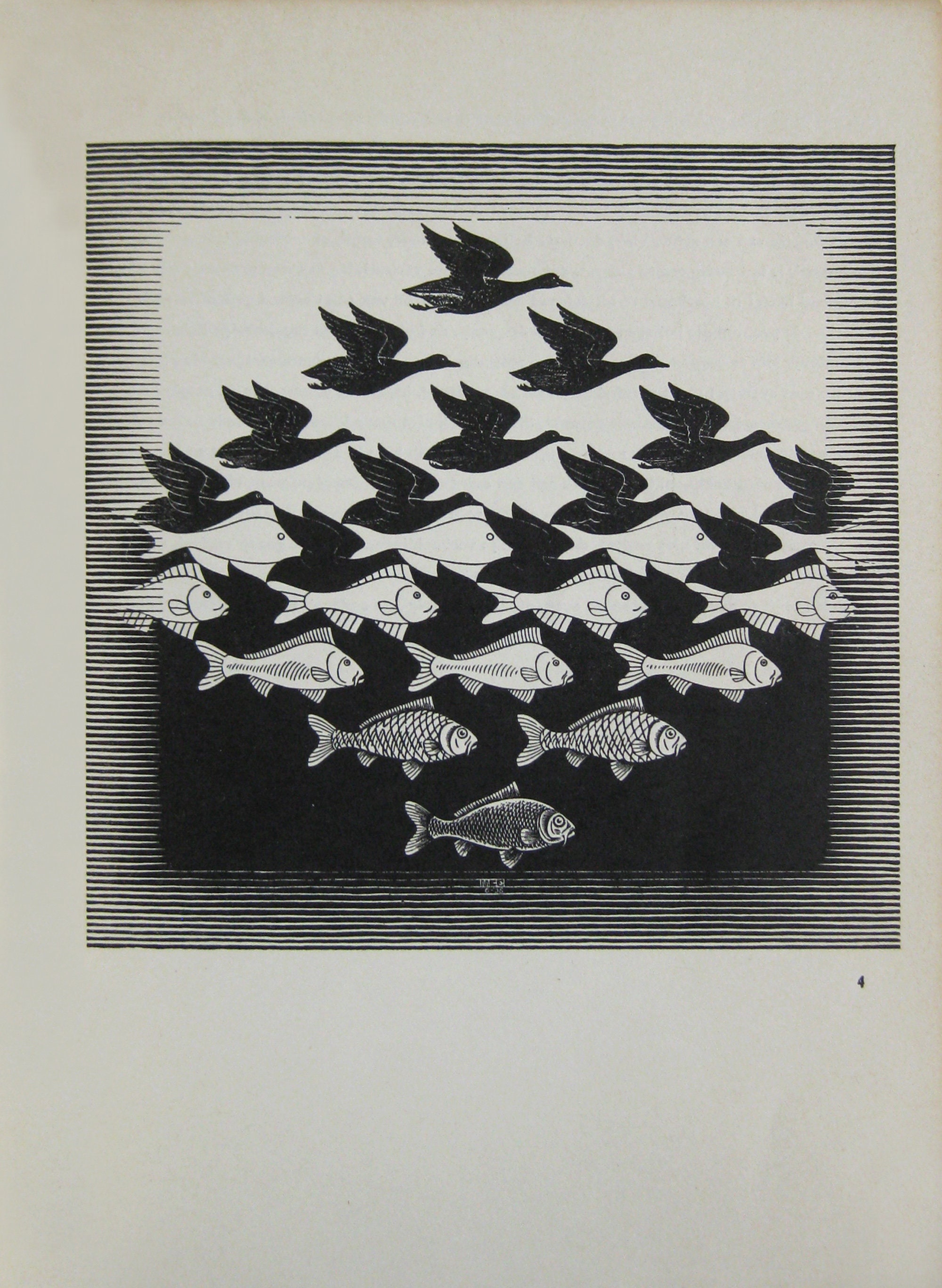 MC ESCHER Original Exhibition Catalogue 1954