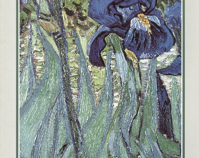 Vincent van Gogh - "Iris" - Large Colour Offset Lithograph Poster