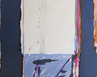 Alberto Rafols Casamada  - Galeria Joan Prats, Barcelona - Lithograph Exhibition Poster - 1978