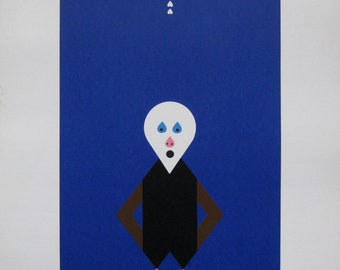 YVES LALOY - "In hoc Signo Vinces" - Hand Signed Screenprint, 1969