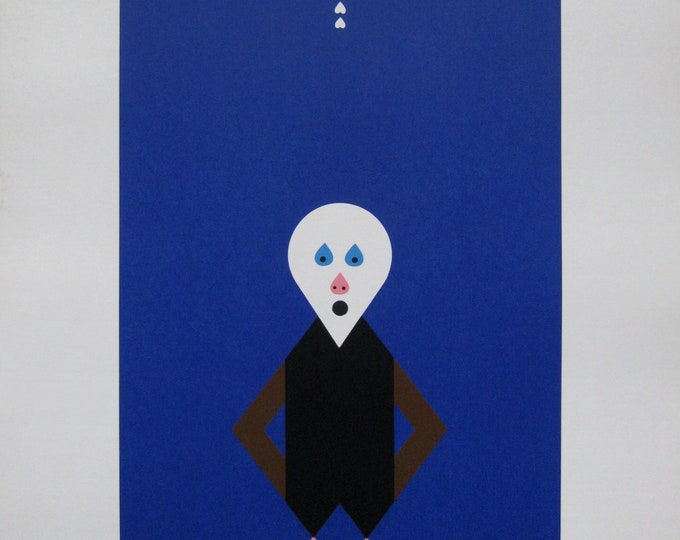 YVES LALOY - "In hoc Signo Vinces" - Hand Signed Screenprint, 1969