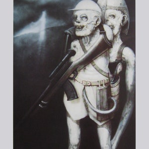 HR Giger  - &quot;Safari&quot; - Original Offset Lithograph - 1996