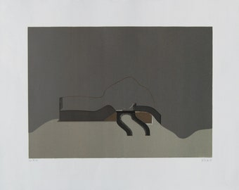 Hans Martin Erhardt - Hand signed Screen Print - 1975 (S/N) EA VI/15