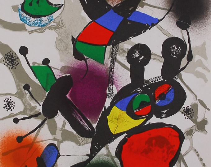 Joan Miró  - "Litografia Original II" - Original Lithograph, 1977