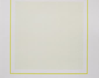 Antonio Calderara - " Nello Spazio Quadrato - 1 " - Hand signed Screenprint - 1973