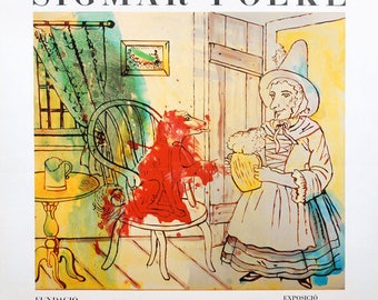 Sigmar Polke - "Fundacio Espai Poblenou" - Collectable original exhibition Poster, 1993