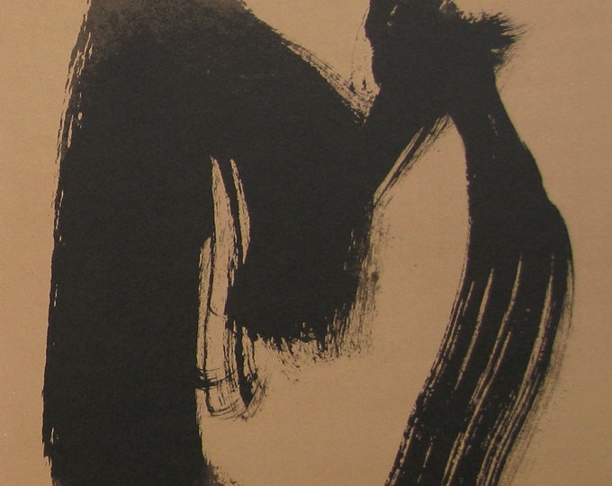 Antoni Tapies - " Creu i M " - Handnumbered Lithograph