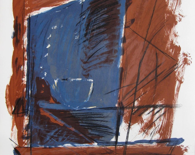 Alberto Rafols Casamada  - "Composition" - Handsigned Lithograph (S/N - 5/99)