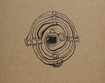 Friedensreich Hundertwasser  - "Spirals" - Original Screenprint - Numbered (114/200)