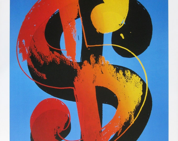 Andy Warhol  - "Dollar" -  Colour Offset Lithograph, 1998