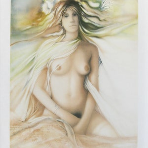 Alain Renoux - &quot;Printemps&quot; - Handsigned Lithograph on BKF Rives