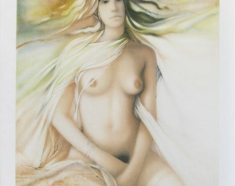 Alain Renoux - "Printemps" - Handsigned Lithograph on BKF Rives