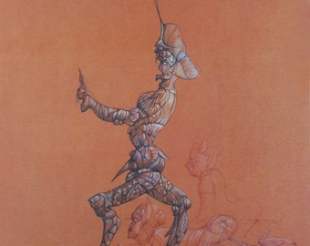 Leonor Fini - “Composition” - Original Photo Lithograph - 1980