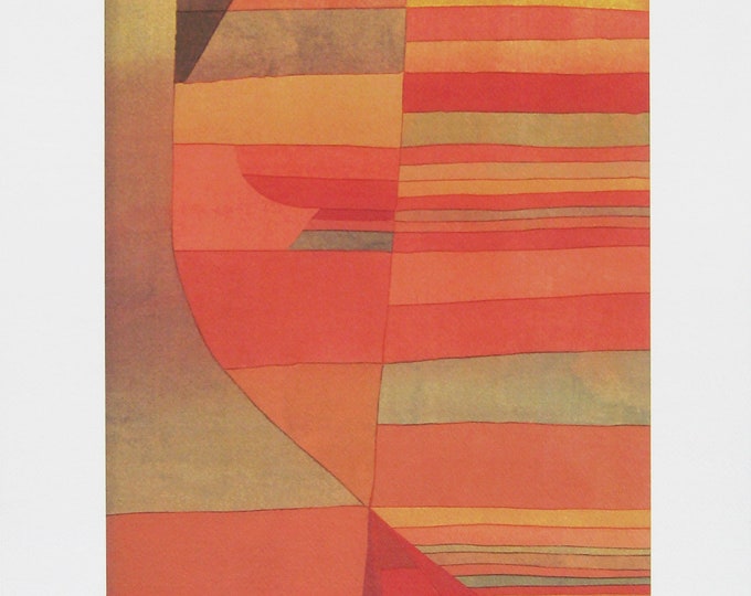 Paul Klee - "Orpheus" - Large Colour Offset Lithograph - 1991