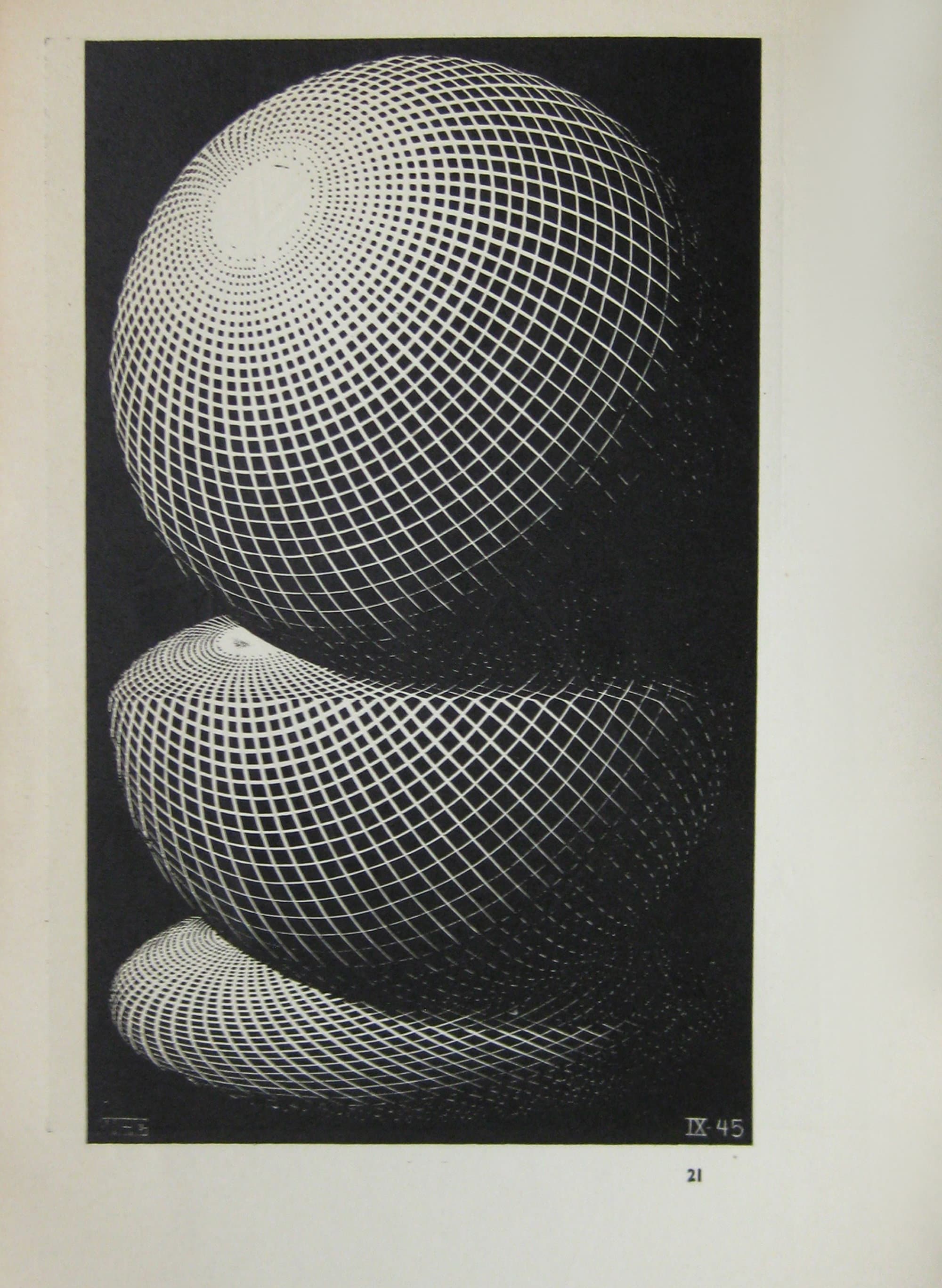 MC ESCHER Original Exhibition Catalogue 1954