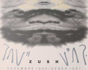Alberto Porta Zush  - Galeria Joan Prats - Offset Lithograph Exhibition Poster - 1990/91