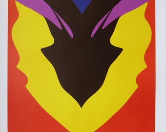 Jack Youngerman  - "Youngerman at Pace/Columbus" - Lithograph Exhibition Poster - 1971
