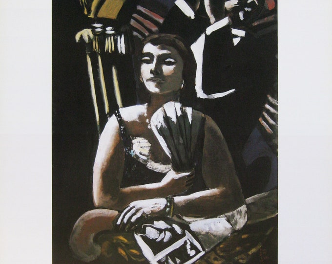 Max Beckmann - "The Loge" - Colour Offset Lithograph Poster - 1988