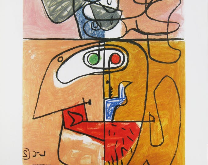Le Corbusier - 'Unité' - Colour Offset Lithograph, 2011