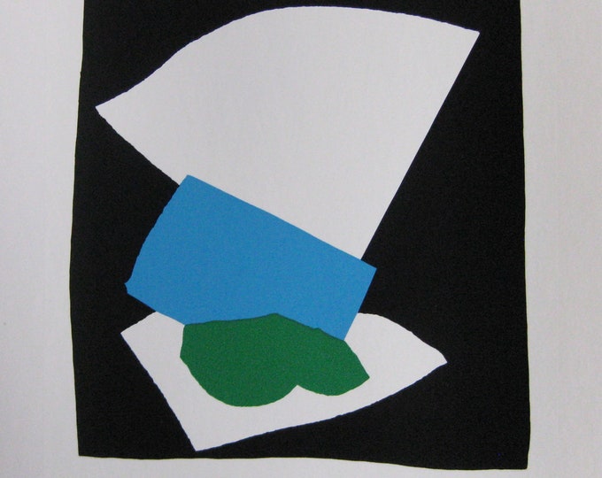 Wolff Bauer - "Composition" - Handsigned Screenprint, 1975