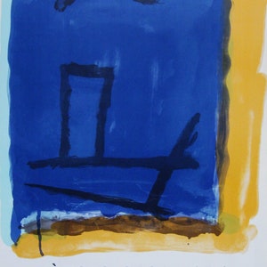 Alberto Rafols Casamada  - Galeria Yerba - Lithograph Exhibition Poster - 1983