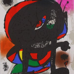 Joan Miró  - &quot;Litografia Original III&quot; - Original Lithograph, 1977