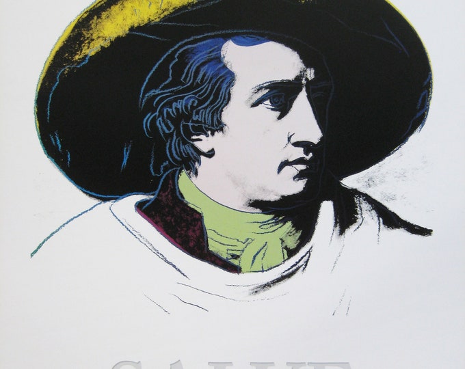 Andy Warhol  - "Salve" - Original Exhibition Poster, 1998