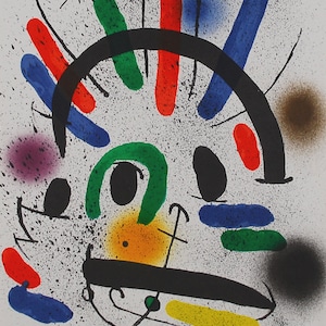 Joan Miró  - &quot;Litografia Original II&quot; - Original Lithograph, 1972