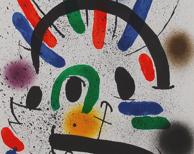 Joan Miró  - "Litografia Original II" - Original Lithograph, 1972