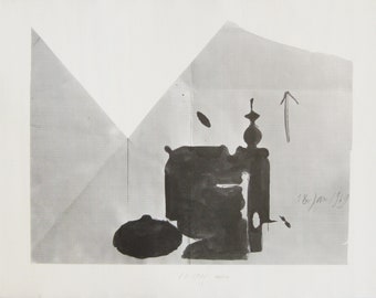 Franz Eggenschwiler - Hand Signed Colour Offset Lithograph  - 1970