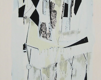 Marino Marini - "Cavallo" - Colour Screen Print - 1968