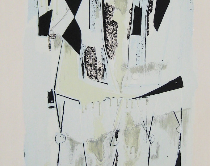 Marino Marini - "Cavallo" - Colour Screen Print - 1968