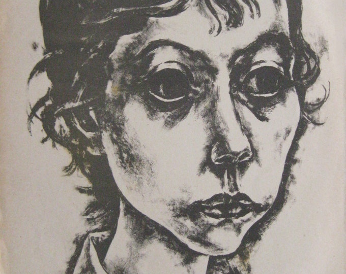 IGNAZ EPPER - "Portrait of a Girl" - Original Lithograph, 1919
